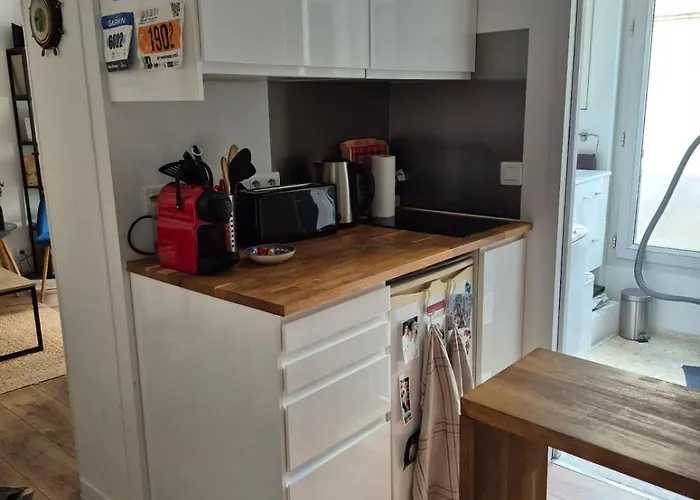 Bright 2-room Fully Equipped - Porte De Appartement